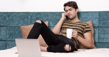 boy, coffee, cute