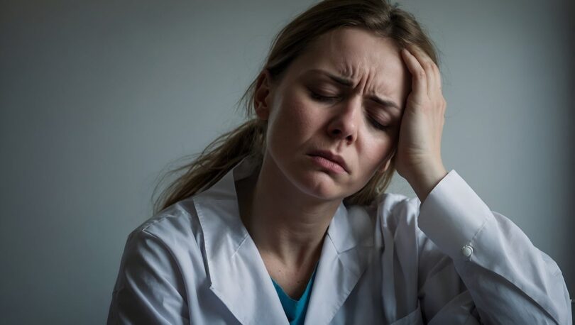 ai generated, nurse, hospital, woman, nursing, medicine, professional, overtime, late, work, tired, business, exhausted, burnout, stress, sleepy, sick, illness, sickness, disease, healthcare, tired, tired, tired, tired, tired, stress, sick, illness
